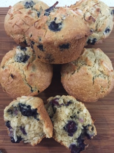 Blueberry & Coconut Muffins
